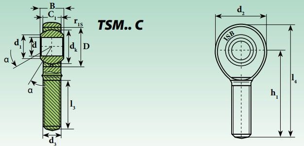 Шарнірна головка TSM 10 C 00000006406 фото