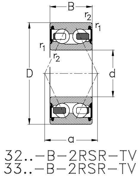 Подшипник 3204-B-2RS-TV 00000000836 фото