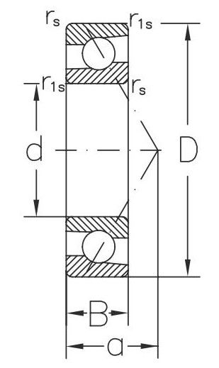 Подшипник 7318 ACM 00000002849 фото