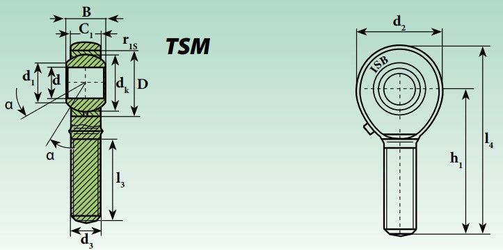 Шарнірна головка TSM8 680601105 фото